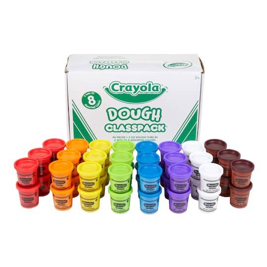 6 Packs: 48 ct. (288 total) Crayola&#xAE; 3oz. Dough Classpack&#xAE;